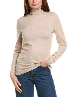Brunello Cucinelli Cashmere-Blend Turtleneck Jumper - Blue