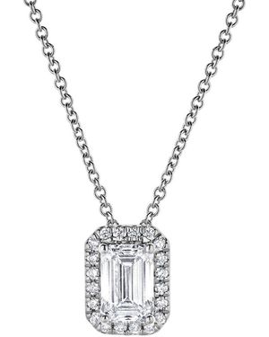 Lab Grown Diamonds 14K 0.82 Ct. Tw. Lab-Grown Diamond Pendant - Metallic