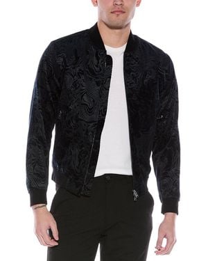 BOSS Burnout Velvet Slim Fit Jacket - Black
