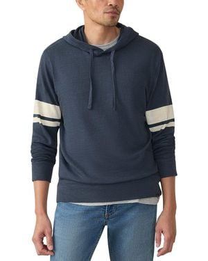 Faherty Sunwashed Slub Hoodie - Blue