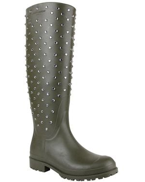 Saint Laurent Rubber Boot - Green