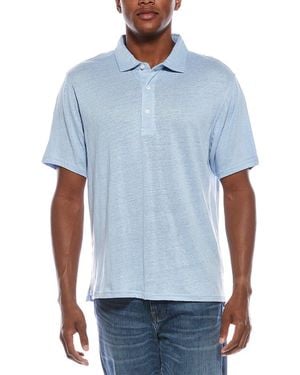 J.McLaughlin Larkspur Linen Top - Blue