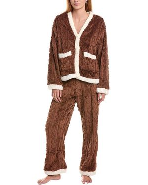 Tart Collections 2Pc Ottavia Lounge Set - Brown