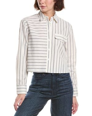 Rag & Bone Mina Multi Stripe Shirt - White