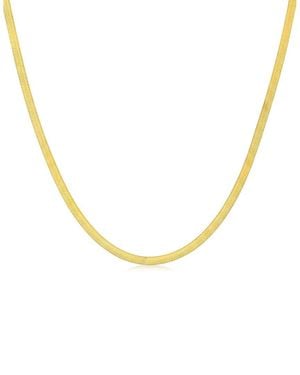 Liv Oliver 18K Plated Necklace - Metallic