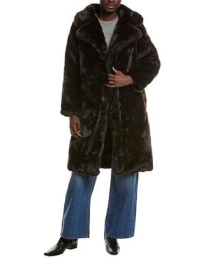 Noize Savannah Teddy Coat - Black