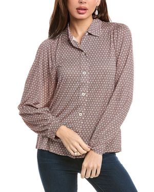 Bogner Kylie Silk Blouse - Brown