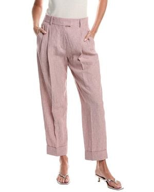 Brunello Cucinelli Textured Pant - Pink