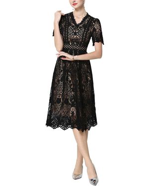 MIRA RICHI Midi Dress - Black