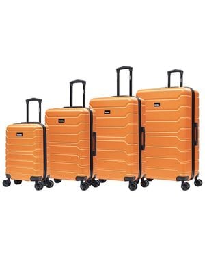 InUSA Trend Lightweight Hardside 4pc Set - Orange