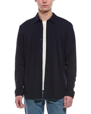 7 For All Mankind Piquet Shirt - Blue