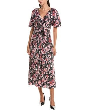 Cinq À Sept Brenton Floral Dress - Black