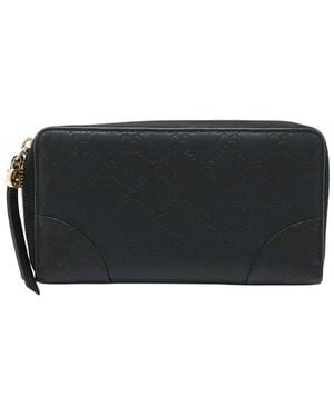 Gucci Black Calfskin Bree Zip Wallet (authentic Pre-loved)