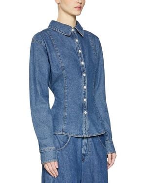 EB DENIM Rose Blouse - Blue