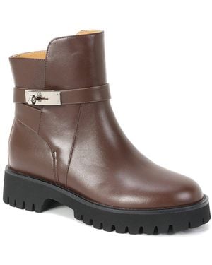 Tiffany & Fred Paris Leather Bootie - Brown