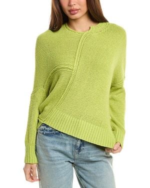 AllSaints Lock Slub Jumper - Green