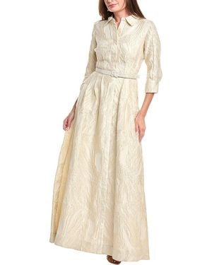 Jonathan Simkhai Courtney Belted Gown - Natural