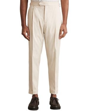 Reiss Cantwell Side Adjuster Ta Trouser - Natural