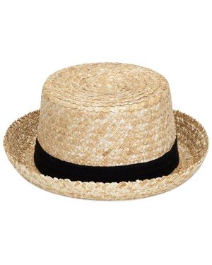 Lack of Color Ahoy Boater Hat - Natural