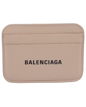 Balenciaga Everyday Card Holder (Authentic Pre-Loved) - Natural