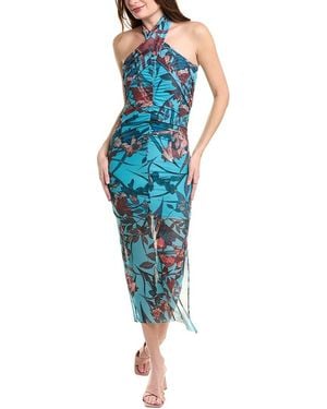 AllSaints Kaih Batu Midi Dress - Blue