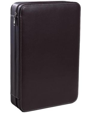 Bey-berk Francis Watch And Sunglass Travel Case - Black