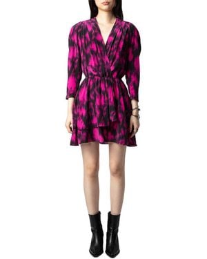 Zadig & Voltaire Rogers Xray Dress - Purple