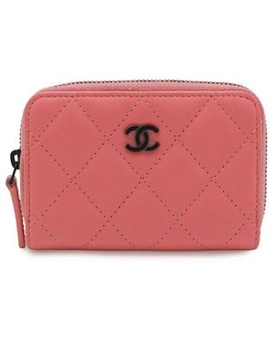 CHANEL Matelassé Coco Mark Coin Purse (authentic Pre-loved) - Pink
