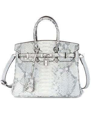 Tiffany & Fred Paris Top-Handle Satchel - Metallic