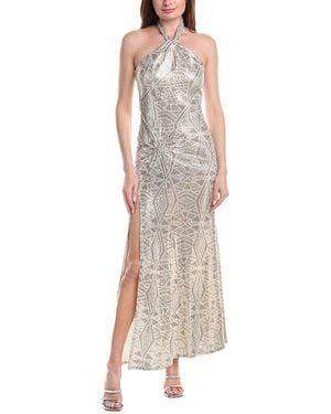 Issue New York Sequin Maxi Dress - Natural