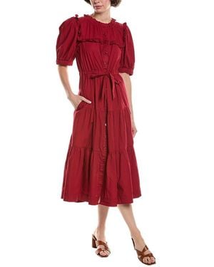 Sea Sibylle Tiered Midi Dress