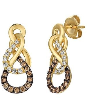 Le Vian Le Vian 14K 0.45 Ct. Tw. Diamond Earrings - Metallic