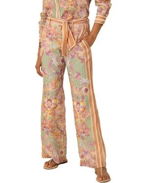 Hale Bob Fernanda Linen Pant - Natural