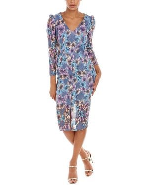 Romance Serenity Sheath Dress - Blue