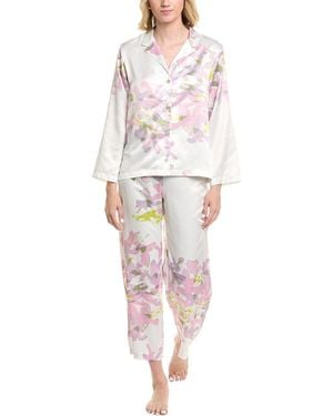 Natori 2pc Sumi-e Pajama Set - White