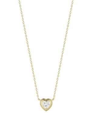 Glaze Jewelry 14K Plated Cz Necklace - Metallic