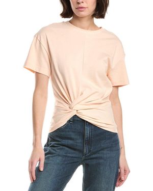 Rag & Bone Mica Draped T-Shirt - Blue
