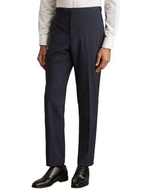 Reiss Dream Wool-Blend Trouser - Blue