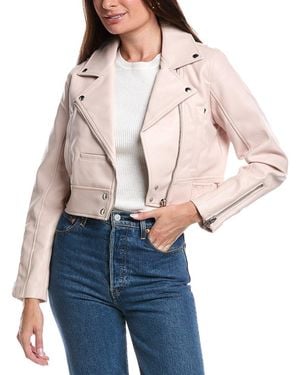 Blank NYC Moto Jacket - Blue