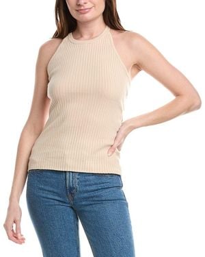 Line & Dot Jumper Tank - Blue