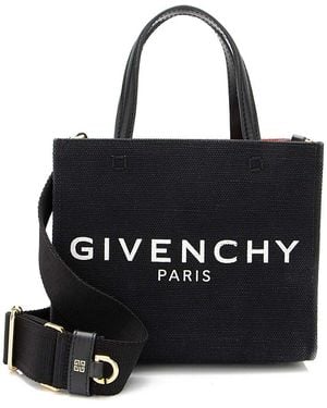Givenchy Black Canvas Mini G Shopper Tote (authentic Pre-loved)