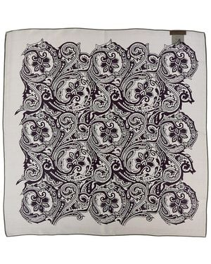 La Fiorentina Silk Scarf - White