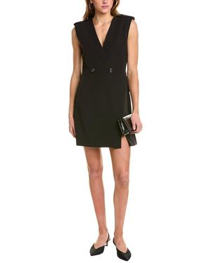 Theo the Label Tiasa Military Mini Dress - Black