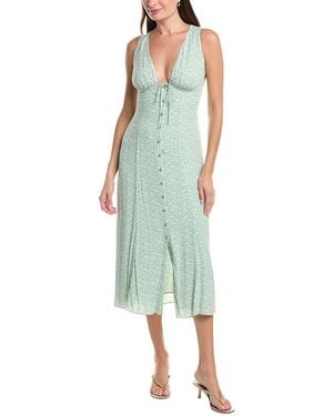 Seraphin Midi Dress - Green