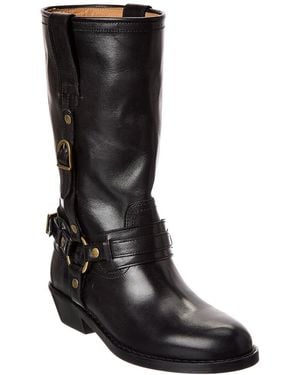 Isabel Marant Heiko Leather Boot - Black