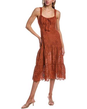 JACQUIE THE LABEL Donna Midi Dress - Brown