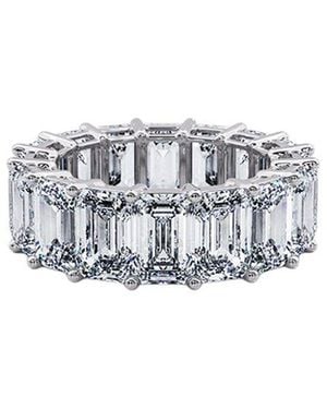 Lab Grown Diamonds 14K 14.08 Ct. Tw. Lab-Grown Diamond Eternity Ring - White