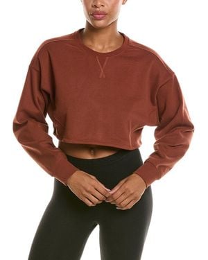 Beyond Yoga Luxefleece Cropped Sweatshirt - Brown
