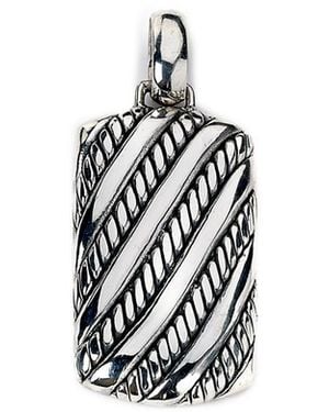 Samuel B. Imperial Dogtag Enhancer - White
