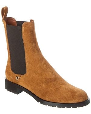 Ferragamo Briuli Suede Boot - Brown